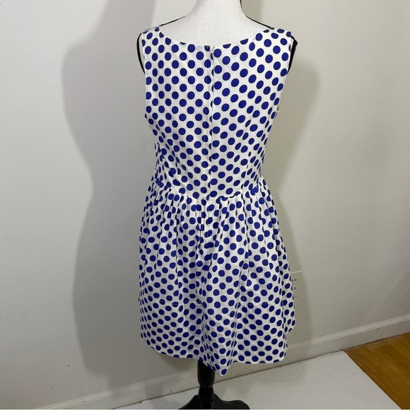 dELiA*s Blue and White Sleeveless A-Line Sundress - Picture 4 of 10